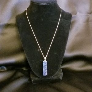 NWOT Druzy Geode Necklace NWOT